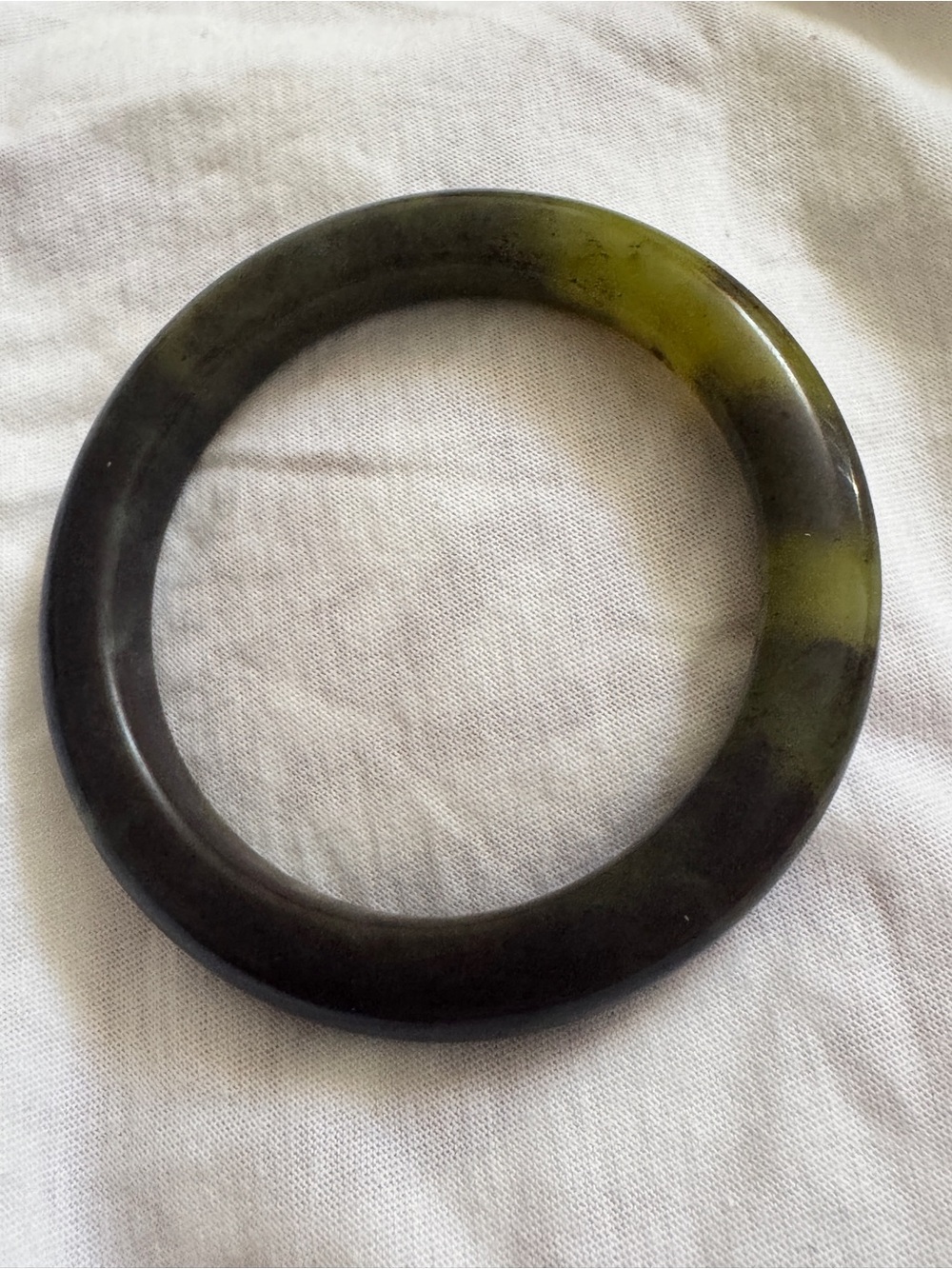Grade A Jade Dark Green Bangle Bracelet 60mm